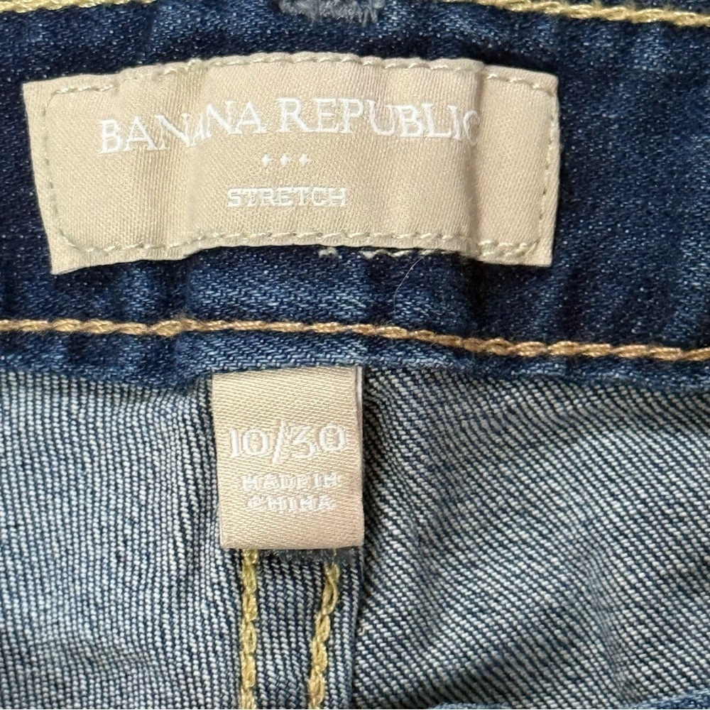 Banana Republic Cuff Women's Blue Jeans 10/30 - Picture 2 of 6